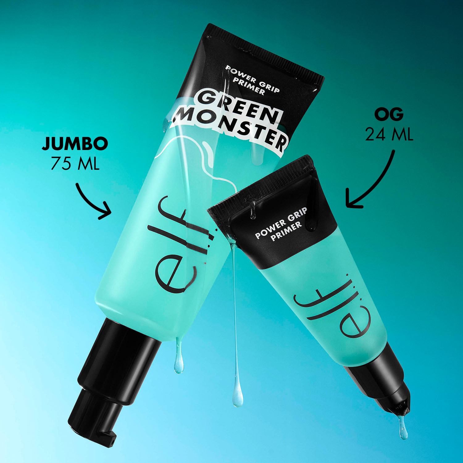 E.L.F. POWER GRIP PRIMER JUMBO (PREBASE FACIAL DE MAQUILLAJE HIDRATANTE A BASE DE GEL GRAN TAMAÑO)